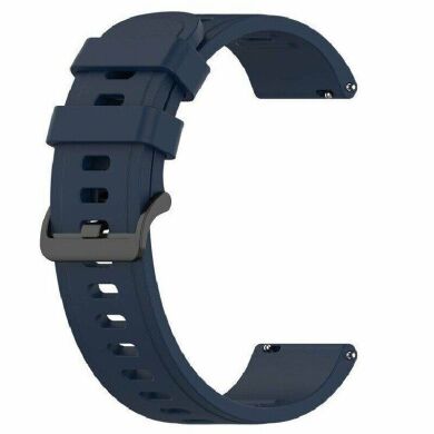 Ремешок UniCase Silicone Strap для часов с шириной крепления 20мм - Dark Blue