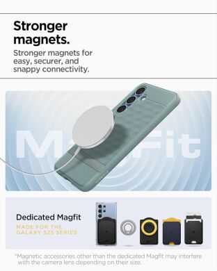 Защитный чехол Spigen (SGP) Caseology Parallax (MagFit) by Spigen для Samsung Galaxy S25 Plus (S936) ACS09059 - Purple Ish