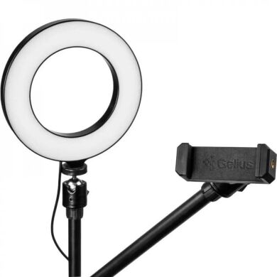 Штатив із кільцевою лампою Gelius Pro Portable Tripod Kit LED Stork (GP-PT-002) - Black
