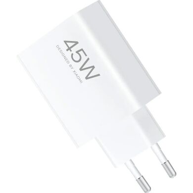 Сетевое зарядное устройство Xiaomi 45W Turbo Charging (USB) BHR07SLEU - White