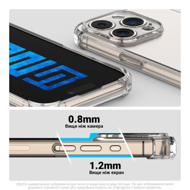Силиконовый (TPU) чехол ArmorStandart Air Force для Samsung Galaxy A07 (A075) - Transparent