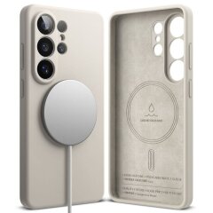 Захисний чохол Ringke Silicone Magnetic для Samsung Galaxy S26 Ultra (S948) 8800328814752 - Stone