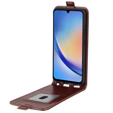 Чохол Deexe Flip Case для Samsung Galaxy A34 (A346) - Brown