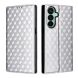 Чехол Deexe Rhombus Book для Samsung Galaxy A27 (A276) - Silver. Фото 1 из 7