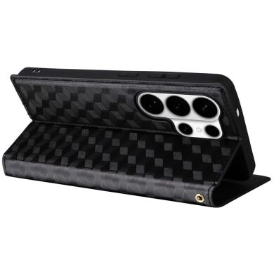 Чохол Deexe Rhombus Book для Samsung Galaxy S26 Ultra - Black