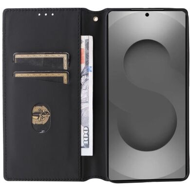 Чохол Deexe Rhombus Book для Samsung Galaxy S26 Ultra - Black