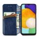 Чехол Deexe Rhombus Wallet для Samsung Galaxy A13 5G (A136) / A04s (A047) - Blue. Фото 3 из 17
