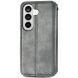 Чехол Deexe Rhombus Wallet для Samsung Galaxy S26 - Grey. Фото 5 из 6