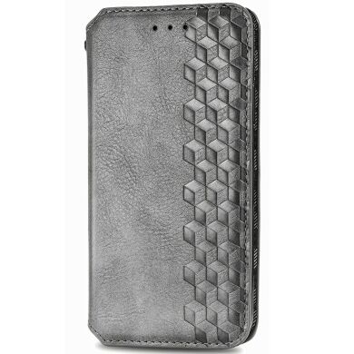 Чехол Deexe Rhombus Wallet для Samsung Galaxy S26 - Grey