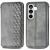 Чехол Deexe Rhombus Wallet для Samsung Galaxy S26 - Grey