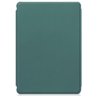 Чехол Deexe Rotary Case для Samsung Galaxy Tab S9 FE (X510/516) / Tab S10 FE (X520/526) - Blackish Green