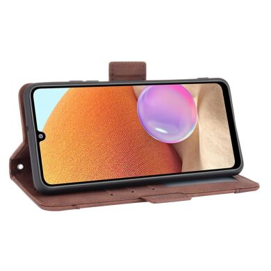 Чехол Deexe Wallet Stand для Samsung Galaxy A32 (А325) - Brown
