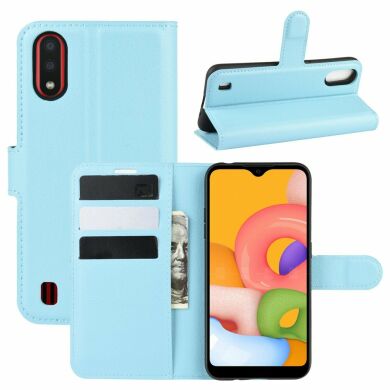 Чохол-книжка Deexe Book Type для Samsung Galaxy A01 (A015) - Blue
