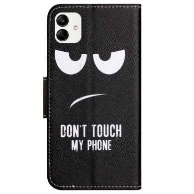 Чехол-книжка Deexe Color Wallet для Samsung Galaxy A04 (A045) - Don't Touch My Phone