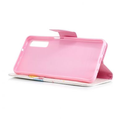 Чехол-книжка Deexe Color Wallet для Samsung Galaxy A7 2018 (A750) - Elephant Holding an Umbrella