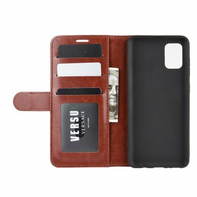 Чохол-книжка Deexe Wallet Style для Samsung Galaxy A31 (A315) - Brown