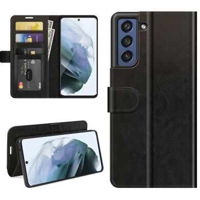 Чохол-книжка Deexe Wallet Style для Samsung Galaxy S21 FE (G990) - Black