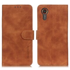 Чехол-книжка KHAZNEH Retro Wallet для Samsung Galaxy Xcover 7 (G556) - Brown
