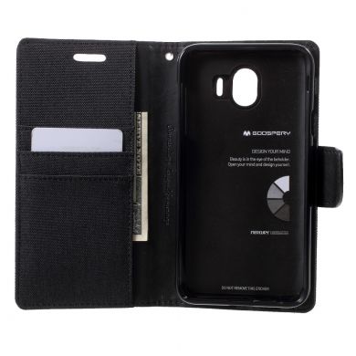 Чехол-книжка MERCURY Canvas Diary для Samsung Galaxy J4 2018 (J400) - Black