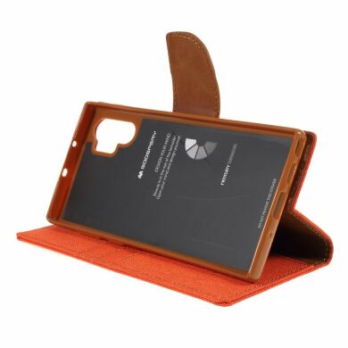 Чохол-книжка MERCURY Canvas Diary для Samsung Galaxy Note 10+ (N975) - Orange