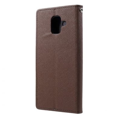 Чехол-книжка MERCURY Fancy Diary для Samsung Galaxy A6 2018 (A600) - Brown
