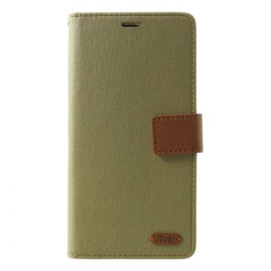 Чехол-книжка ROAR KOREA Cloth Texture для Samsung Galaxy A9 2018 (A920) - Khaki