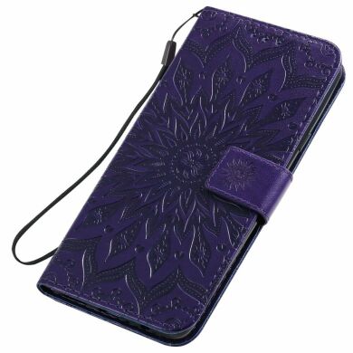 Чохол-книжка UniCase SunFlower Pattern для Samsung Galaxy A20s (A207) - Purple