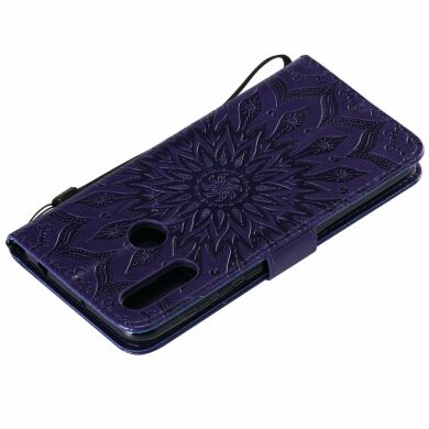 Чохол-книжка UniCase SunFlower Pattern для Samsung Galaxy A20s (A207) - Purple