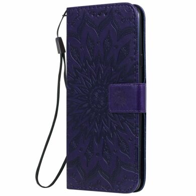 Чохол-книжка UniCase SunFlower Pattern для Samsung Galaxy A20s (A207) - Purple