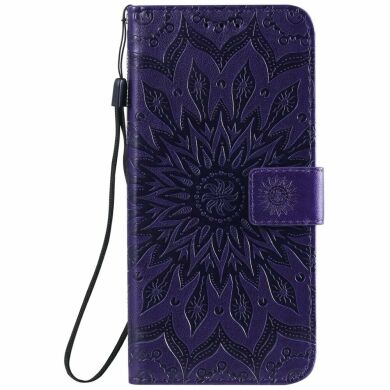 Чохол-книжка UniCase SunFlower Pattern для Samsung Galaxy A20s (A207) - Purple