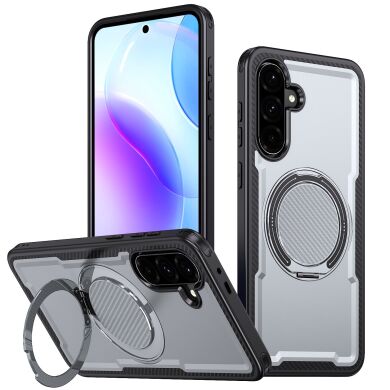 Чехол с кольцом-подставкой Reframe Grip MagSafe для Samsung Galaxy A36 (A366) - Grey