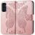 Чехол UniCase Butterfly Pattern для Samsung Galaxy S24 FE (S721) - Rose Gold