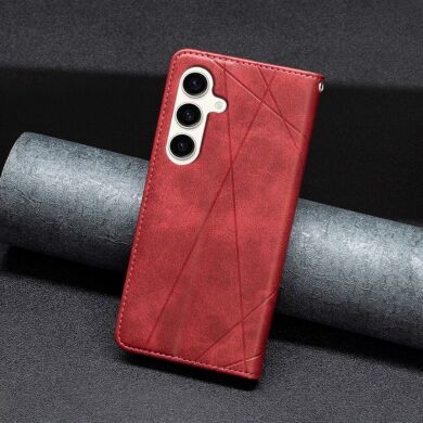 Чехол UniCase Geometric Pattern для Samsung Galaxy S23 FE - Red