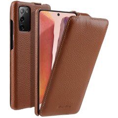 Кожаный чехол MELKCO Jacka Type для Samsung Galaxy Note 20 (N980) - Brown