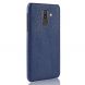 Пластиковый чехол Deexe Croco Style для Samsung Galaxy J8 2018 (J810) - Blue. Фото 3 из 5