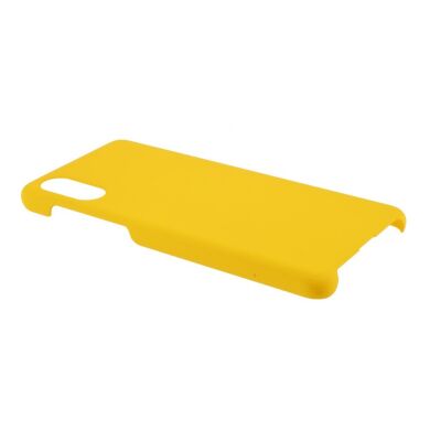 Пластиковый чехол Deexe Hard Shell для Samsung Galaxy A02 (A022) - Yellow