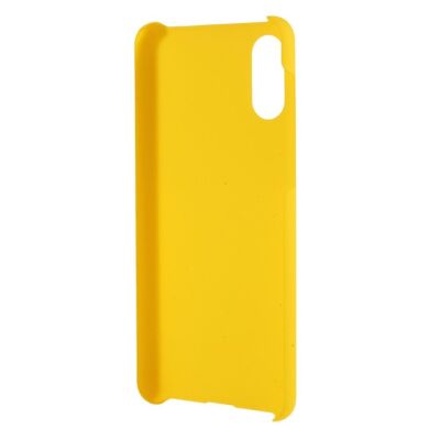 Пластиковый чехол Deexe Hard Shell для Samsung Galaxy A02 (A022) - Yellow