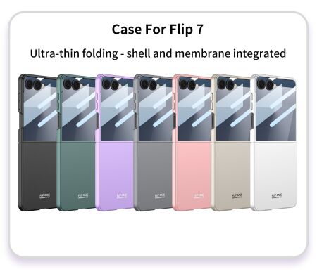 Пластиковый чехол GKK Hard Shell (FF) для Samsung Galaxy Flip 7 - Pink