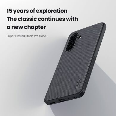 Пластиковый чехол NILLKIN Frosted Shield Pro для Samsung Galaxy A17 (A175) - Black