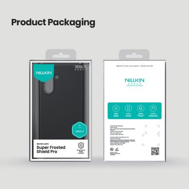 Пластиковый чехол NILLKIN Frosted Shield Pro для Samsung Galaxy A17 (A175) - Black