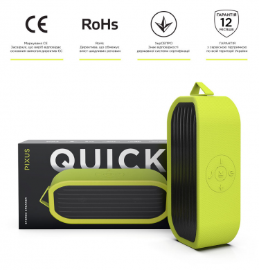 Портативная колонка Pixus Quick