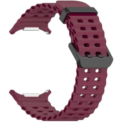 Ремінець Deexe Ocean Strap для Samsung Galaxy Watch Ultra (47mm) - Wine Red