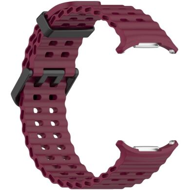Ремінець Deexe Ocean Strap для Samsung Galaxy Watch Ultra (47mm) - Wine Red