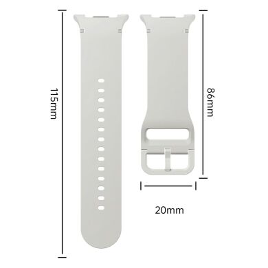 Ремінець Deexe Soft Silicone для Samsung Galaxy Watch 8 (40/44mm) / 8 Classic - Sapphire