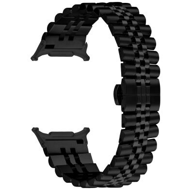 Ремінець Deexe Stainless Steel QuickFit для Samsung Galaxy Watch 8 (40/44mm) / 8 Classic (43/47mm) / Ultra 2 - Black