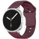 Ремешок KALEBOL Wave Pattern для Samsung Galaxy Watch 8 (40/44mm) / 8 Classic - Wine Red. Фото 2 из 5
