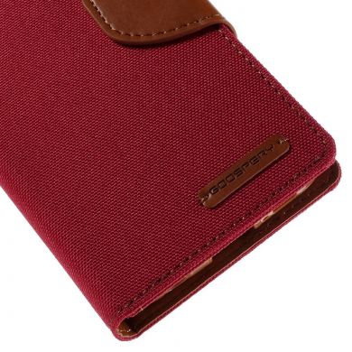 Чехол-книжка MERCURY Canvas Diary для Samsung Galaxy S6 edge (G925) - Red