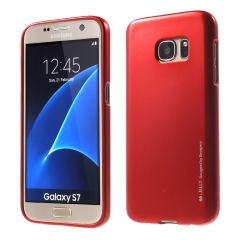 Защитная накладка MERCURY iJelly для Samsung Galaxy S7 (G930) - Red