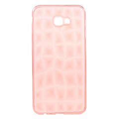 Силіконовий чохол Deexe 3D Diamond Texture для Samsung Galaxy J4+ (J415) - Pink