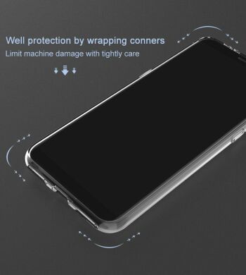Силіконовий чохол IMAK UX-5 Series для Samsung Galaxy A70 (A705) - Transparent
